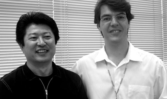 Jonas Jeremias com Mr. Sato, sensei da Shingijutsu